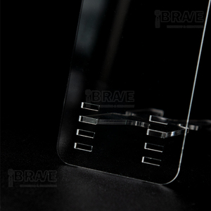 Súng hiển thị đứng <span class=keywords><strong>Handgun</strong></span> chủ <span class=keywords><strong>Rack</strong></span> an toàn Acrylic rõ ràng lưu trữ đồ chơi súng hiển thị giá - Product Image 3