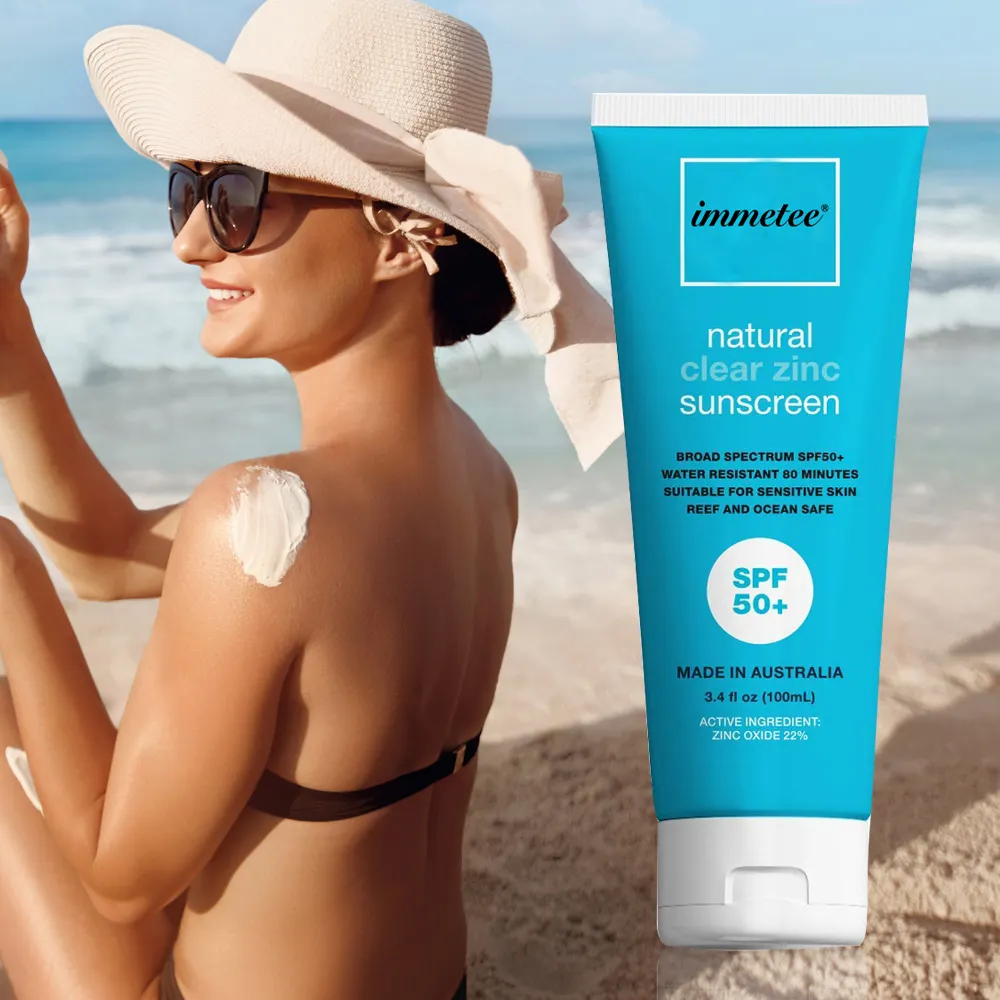Crème solaire pour le visage et le corps, marque privée, blanchissante, Anti-uv, SPF 50