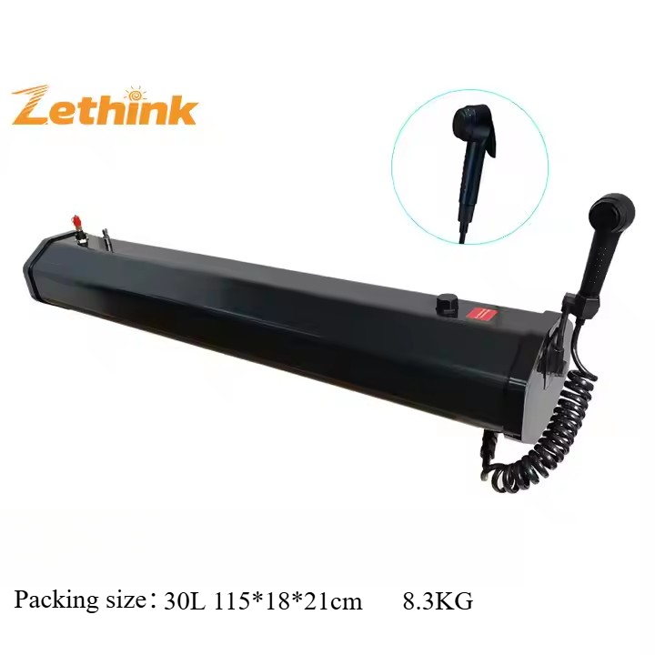 Réservoir d'eau de toit de voiture noir 30L