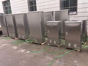 Gabinete para exteriores FTTH de acero inoxidable personalizado de fábrica, gabinete de distribución óptica, estampado de flexión de conexión cruzada de fibra óptica - Product Image 6