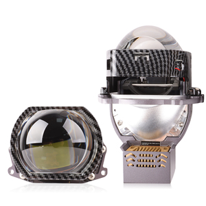 Rectangle <strong>LED</strong> Projector Lens 150W <strong>12V</strong> 3 Light Cup <strong>Reflector</strong> Bifocal Hi Lo Beam <strong>LED</strong> Headlight 3'' Biled Projector Lens for Cars - Product Image 4