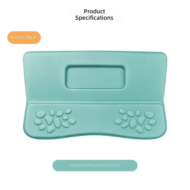 Reposamanos todo en uno para teclado, verde manzana
