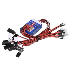 ชุดไฟ LED 12ดวงสำหรับรถยนต์1/10 HSP HPI RC ไฟเบรคจำลอง - Product Image 5