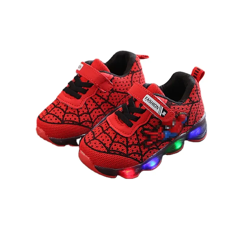 Nuovo design all'ingrosso scarpe a LED per bambini ragazzi scarpe usate Sneakers scarpe Casual per bambini scarpe casual per bambini stock