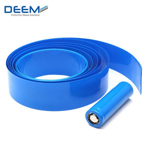 DEEM fabrika toptan <span class=keywords><strong>PVC</strong></span> ısı borusu Shrink siyah pil ısı büzüşmeli makaron <span class=keywords><strong>PVC</strong></span> büzülebilen manşon - Product Image 3