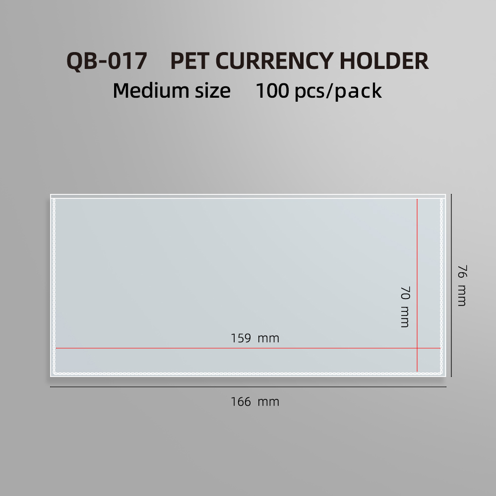 PET - Moyen (76*165mm) - 100 unités/paquet