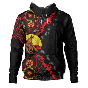 Tùy chỉnh bản địa Úc Thổ Dân in áo XL Kích thước trùm đầu <span class=keywords><strong>didgeridoo</strong></span> hoàng hôn mơ màn hình chống thu nhỏ cho mùa thu - Product Image 1