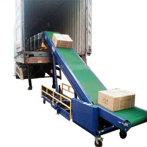Conveyor Machine Belt Conveyor Manufacturer Inclined Type Conveyor Belt <strong>Loader</strong> for Container <strong>Loading</strong> and <strong>Unloading</strong> - Product Image 1