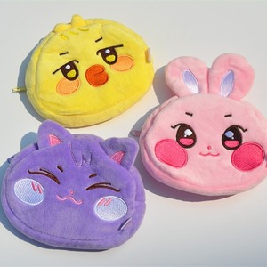 ILLUSION MINI POUCH COIN BAGフォトカードバッグのANITEEZアドベンチャー刺繍キッズカートゥーンプラッシュパース - Product Image 2