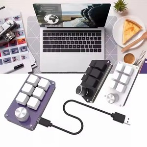 マルチキーコンビネーションカスタム6ボタン1ノブ有線ミニキーボードショートカットキーeスポーツゲームメカニカルホットスワップキーパッド - Product Image 3