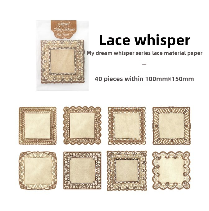 D Lace whispers Brown