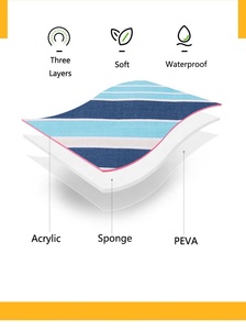 Large Three Layer Waterproof Picnic Outdoor Park Blanket <strong>Beach</strong> <strong>Mat</strong> for Camping on Grass Oversized Seats Adults - Product Image 6