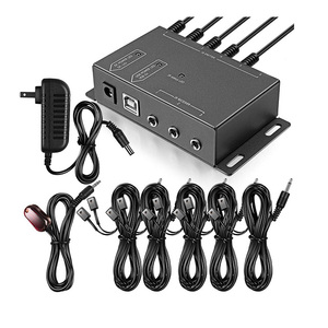 1つのレシーバーと8つのエミッターを備えたリモートコントロールIRリピーターエクステンダーIRエクステンダー赤外線リモートコントロールエクステンダーキット - Product Image 1