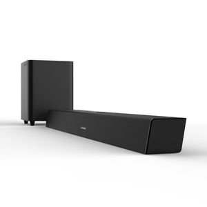 2,1 Sistema de barra de sonido de cine en casa con subwoofer inalámbrico para TV con conexiones ópticas/USB/ARC Fábrica al por mayor - Product Image 1