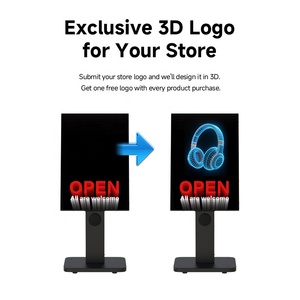 Chào mừng bạn máy 3D Hologram LED đăng ánh sáng Hộp Tùy chỉnh Neon chữ cho xúc tiến kinh doanh cho trang trí xe công ty cửa hàng - Product Image 2