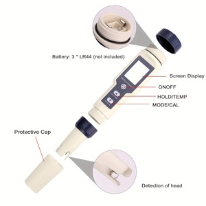 Water Quality <strong>Testing</strong> Pen <strong>5</strong>-<strong>in</strong>-<strong>1</strong> Water Quality Tester Pen Convenient PH TDS EC SALT TEMP Measurements Industrial <strong>Testing</strong> Pen - Product Image 5