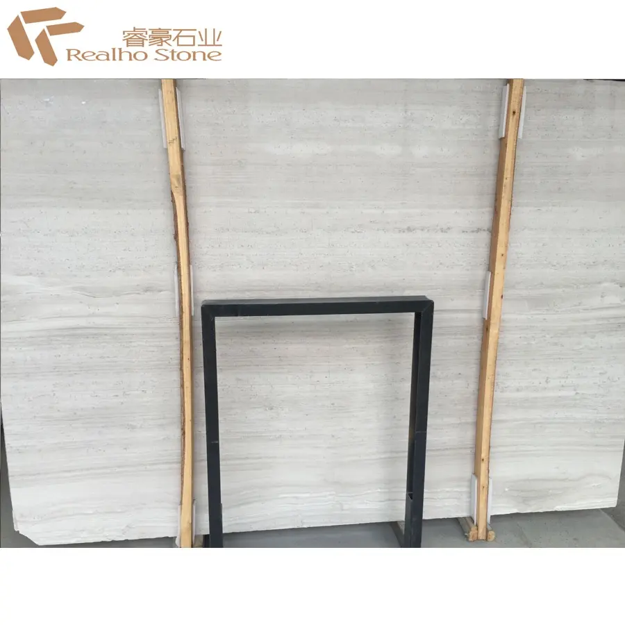 Китайский белый деревянный мрамор для настенной напольной плитки