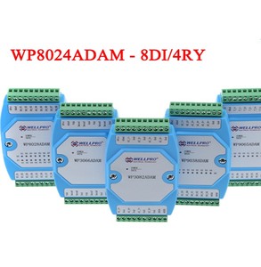 WP8024ADAMデジタル入出力モジュール分離8DI/4RY MODBUS通信WP8024ADAM - Product Image 2
