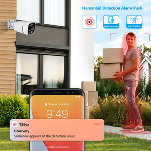 5MP 4K Bullet CCTV registrazione IP POE sistema di sicurezza della telecamera di rete 4CH 8CH IPC visione notturna mos sensore NVR opzioni di archiviazione dati - Product Image 4