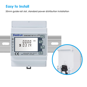 Eastron SDM630MCT-MT MID認定1P2W/3P3W/3P4W Modbus RS485エネルギー消費モニタリングデジタルパワーメーター - Product Image 6