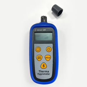 Higrómetro de medidor de temperatura y humedad digital LCD de mano portátil de grado industrial de fábrica con sensor