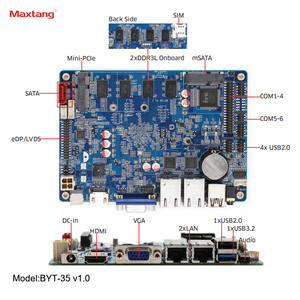 Maxtang 35シリーズシングルボードコンピュータ3.5インチSBCマザーボード2LAN DDR3 DDR4メモリトリプルディスプレイWindowsまたはLinux OS - Product Image 4