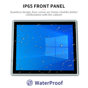 Panel de control táctil integrado sin ventilador de 19 pulgadas PC industrial I7 10510U todo en una computadora Ip65 PC industrial a prueba de agua - Product Image 4