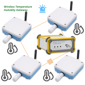 Agricultura Zigbee 4 Juegos Inalámbrico Temperatura Humedad Gateway Agricultura IOT sensores Smart Iot Farm System - Product Image 1