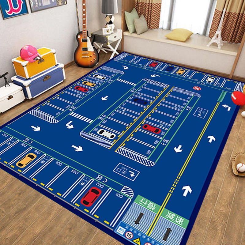 Puzzle Parking-Bleu