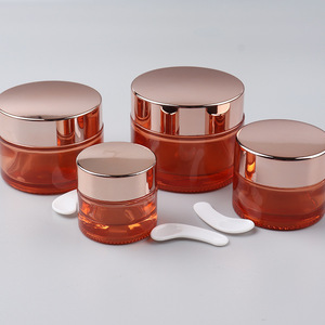 New Styles <strong>5ml</strong> <strong>10ml</strong> 15ml <strong>20ml</strong> <strong>30ml</strong> 50ml 60ml 100ml pink Glass Cream Jar <strong>Empty</strong> Round Cosmetic <strong>Bottles</strong> with Screw Lids - Product Image 1