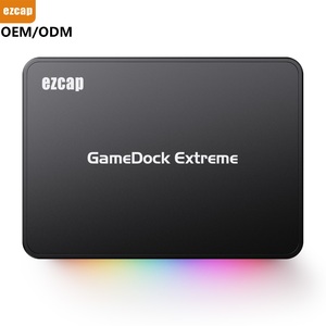 ezcap360M 4K60 GameDock极限游戏捕捉支持最大捕捉4K60 HDR VRR视频RGB24，适用于PS5 iPad游戏流