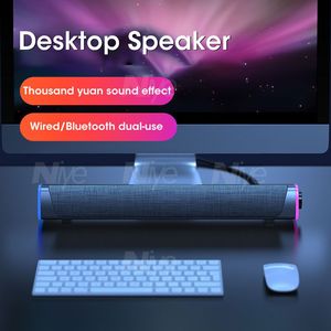 Barra de altavoz 4D para ordenador, Subwoofer con sonido estéreo, Bluetooth, para Macbook, portátil, Notebook, PC, reproductor de música con cable - Product Image 6