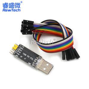 USB-zu-TTL-Wandler UART-Modul CH340G CH340 3,3 V 5-V-Schalter PL2303 - Product Image 6