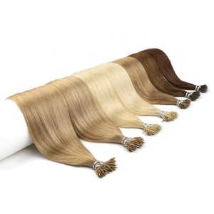 ナノリング人毛エクステンション卸売価格ブラジルストレート最高品質ナノビーズヘアエクステンション