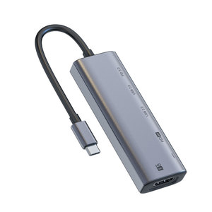 5合1 USB C集线器4K，适用于带OTP保护直流输出的笔记本电脑 - Product Image 4