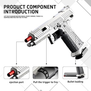 Soft Bullet Toy Gun TTI2011 Shell Ejecting Hot Selling Revolver Soft Bullet Safe Toy Gun - Product Image 2