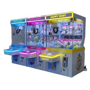 מיני טופר מנוף ארקייד משחק מכונת הוביל מנורת מתכת & פלסטיק ארון אוטומטיות מכונת כביסה עם הצעת חוק - Product Image 2