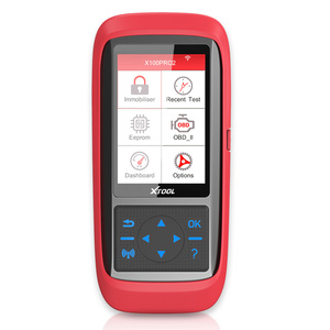 Programmatore di chiavi automatiche nuova programmazione immobilizzatore multilingue con adattatore EEPROM supporto miglia funzione XTOOL X100 Pro2