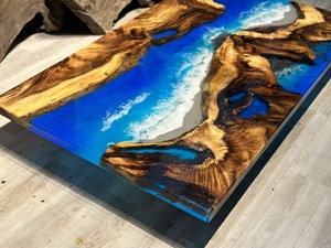 Thủ công gỗ cứng Bảng Gỗ hàng đầu với nhựa Epoxy thích hợp cho phòng ăn nhà bếp quán cà phê phòng chờ và Boutique sảnh khách sạn - Product Image 6