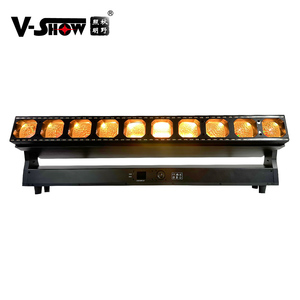 VSHOW B1060S Led 10 pz 60W RGBW 4 in1 barra mobile Zoom e stroboscopica linea DMX suono e Software di controllo per Dj Disco Party - Product Image 4