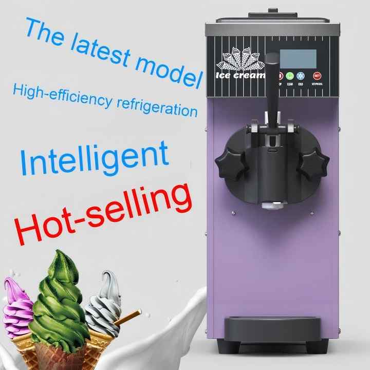 Easy-to-Operate Automatic Soft Serve Ice Cream Machine for Water Yogurt Fruit Milk Ice Cream Powder 220V