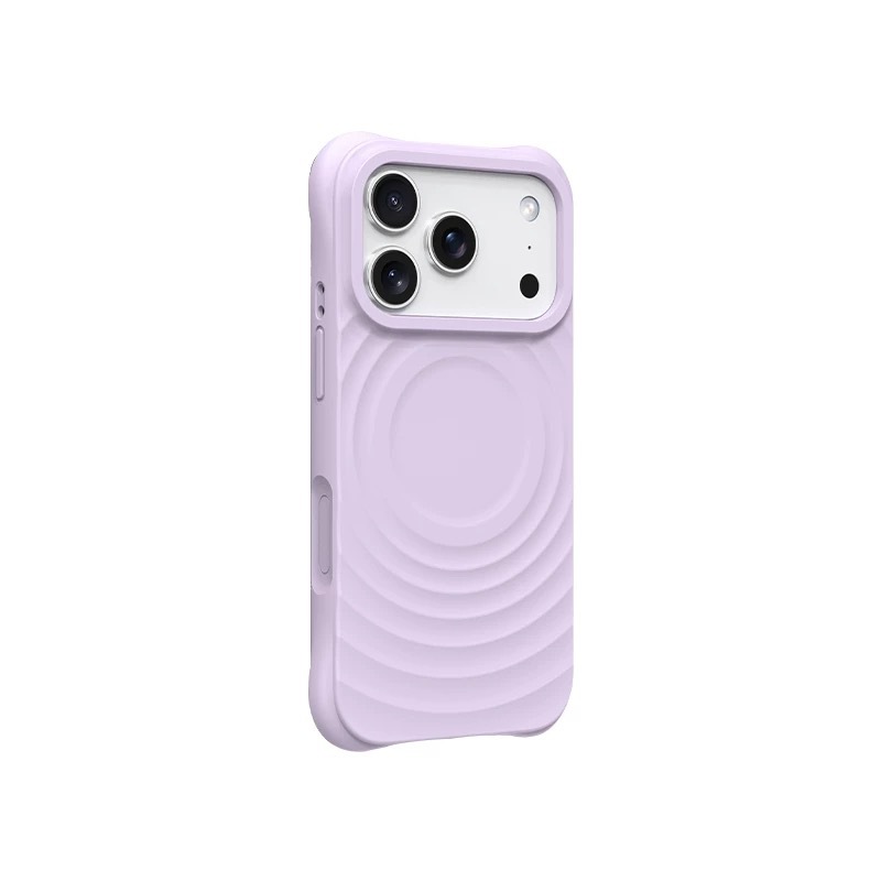 Fagiolo magnetico onda in silicone liquido viola