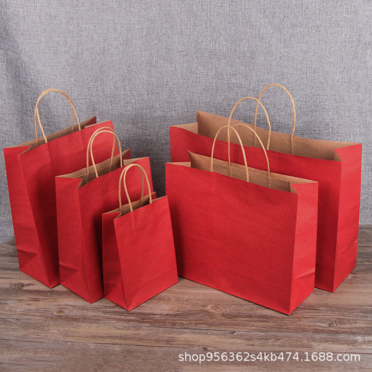 Kraft paper red