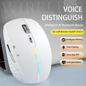 Nuevo diseño AI Ratón de voz inteligente Traducción Control de voz Hablando Ratón de escritura Ratón inalámbrico de voz - Product Image 6