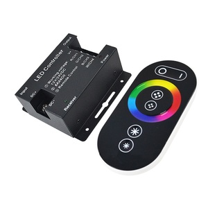 Wireless Touch LED Dimmer 20m Entfernung Fernbedienung Iron Shell Hochfrequenz RF 24V 432W RGB LED Strip Lighting Controller - Product Image 2