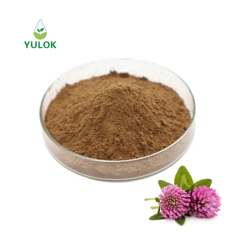 Nhà máy cung cấp cỏ ba lá đỏ chiết xuất trifolium pratense cỏ ba lá đỏ chiết xuất bột