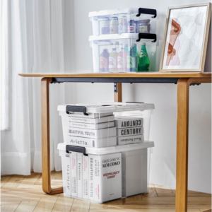 กล่องเก็บของพลาสติกพร้อมฝาปิดสำหรับล็อคในครัวเรือนกล่อง PP อเนกประสงค์ - Product Image 5