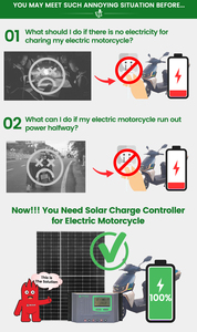 Motocicleta eléctrica triciclo eléctrico carga 60V/72V 20A controlador de carga solar precio - Product Image 5