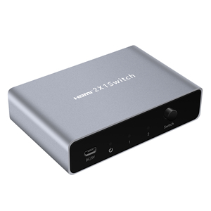 2 puertos 2 en 1 salida 4K Interruptor divisor HDMI bidireccional 2x1 HDMI 2,0 4K60Hz Interruptor bidireccional 1 en 2 salidas - Product Image 3