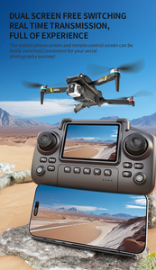 K13 Max yeni başlayanlar oyuncak Drone ekran denetleyicisi ESC HD çift kamera fırçasız Video düzlem özçekim dronu Realt zamanlı görüntüleme Fly FPV - Product Image 3